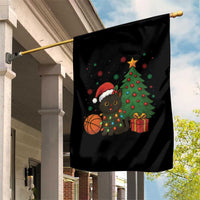 Funny Christmas Black Cat Garden Flag Gift For Cat Lover - Wonder Print Shop