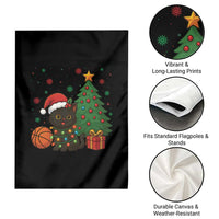Funny Christmas Black Cat Garden Flag Gift For Cat Lover - Wonder Print Shop