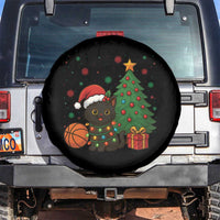 Funny Christmas Black Cat Spare Tire Cover Gift For Cat Lover - Wonder Print Shop