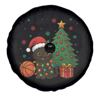 Funny Christmas Black Cat Spare Tire Cover Gift For Cat Lover - Wonder Print Shop