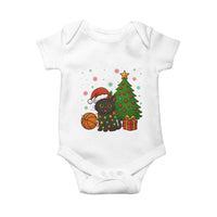 Funny Christmas Black Cat Baby Onesie Gift For Cat Lover - Wonder Print Shop