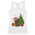 Funny Christmas Black Cat Racerback Tank Top Gift For Cat Lover - Wonder Print Shop