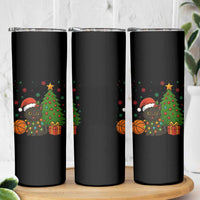 Funny Christmas Black Cat Skinny Tumbler Gift For Cat Lover