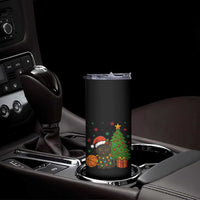 Funny Christmas Black Cat Skinny Tumbler Gift For Cat Lover