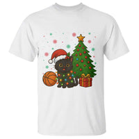Funny Christmas Black Cat T Shirt Gift For Cat Lover - Wonder Print Shop