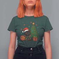 Funny Christmas Black Cat T Shirt For Women Gift For Cat Lover - Wonder Print Shop