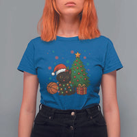 Funny Christmas Black Cat T Shirt For Women Gift For Cat Lover - Wonder Print Shop