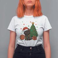 Funny Christmas Black Cat T Shirt For Women Gift For Cat Lover - Wonder Print Shop