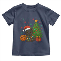 Funny Christmas Black Cat Toddler T Shirt Gift For Cat Lover - Wonder Print Shop