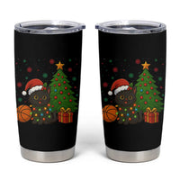 Funny Christmas Black Cat Tumbler Cup Gift For Cat Lover