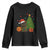 Funny Christmas Black Cat Youth Sweatshirt Gift For Cat Lover - Wonder Print Shop