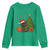 Funny Christmas Black Cat Youth Sweatshirt Gift For Cat Lover - Wonder Print Shop