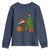 Funny Christmas Black Cat Youth Sweatshirt Gift For Cat Lover - Wonder Print Shop