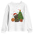 Funny Christmas Black Cat Youth Sweatshirt Gift For Cat Lover - Wonder Print Shop