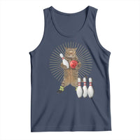 Funny Cat Bowling Meme Tank Top Gift For Bowlers - Wonder Print Shop