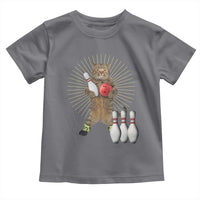 Funny Cat Bowling Meme Toddler T Shirt Gift For Bowlers - Wonder Print Shop