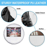 Funny Cats Bowling Battle Spare Tire Cover Gift For Cat Lovers - Wonder Print Shop