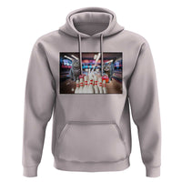 Funny Cats Bowling Battle Hoodie Gift For Cat Lovers - Wonder Print Shop