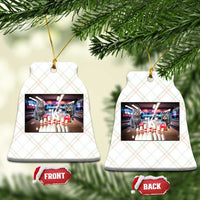 Funny Cats Bowling Battle Ceramic Ornament Gift For Cat Lovers - Wonder Print Shop