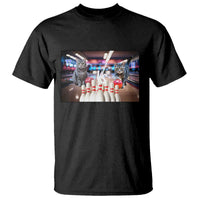 Funny Cats Bowling Battle T Shirt Gift For Cat Lovers - Wonder Print Shop