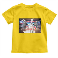 Funny Cats Bowling Battle Toddler T Shirt Gift For Cat Lovers - Wonder Print Shop