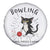 Bowling Because Murder Is Wrong Spare Tire Cover Funny Cat Lovers Gift - Wonder Print Shop
