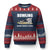 Funny Cat Ugly Christmas Sweater Bowling Because Murder Is Wrong Gift - Wonder Print Shop