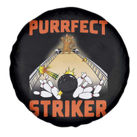 Funny Cat Bowling Gift Spare Tire Cover Purrfect Striker - Wonder Print Shop