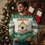 Funny Cat Bowling Gift Ugly Christmas Sweater Purrfect Striker - Wonder Print Shop