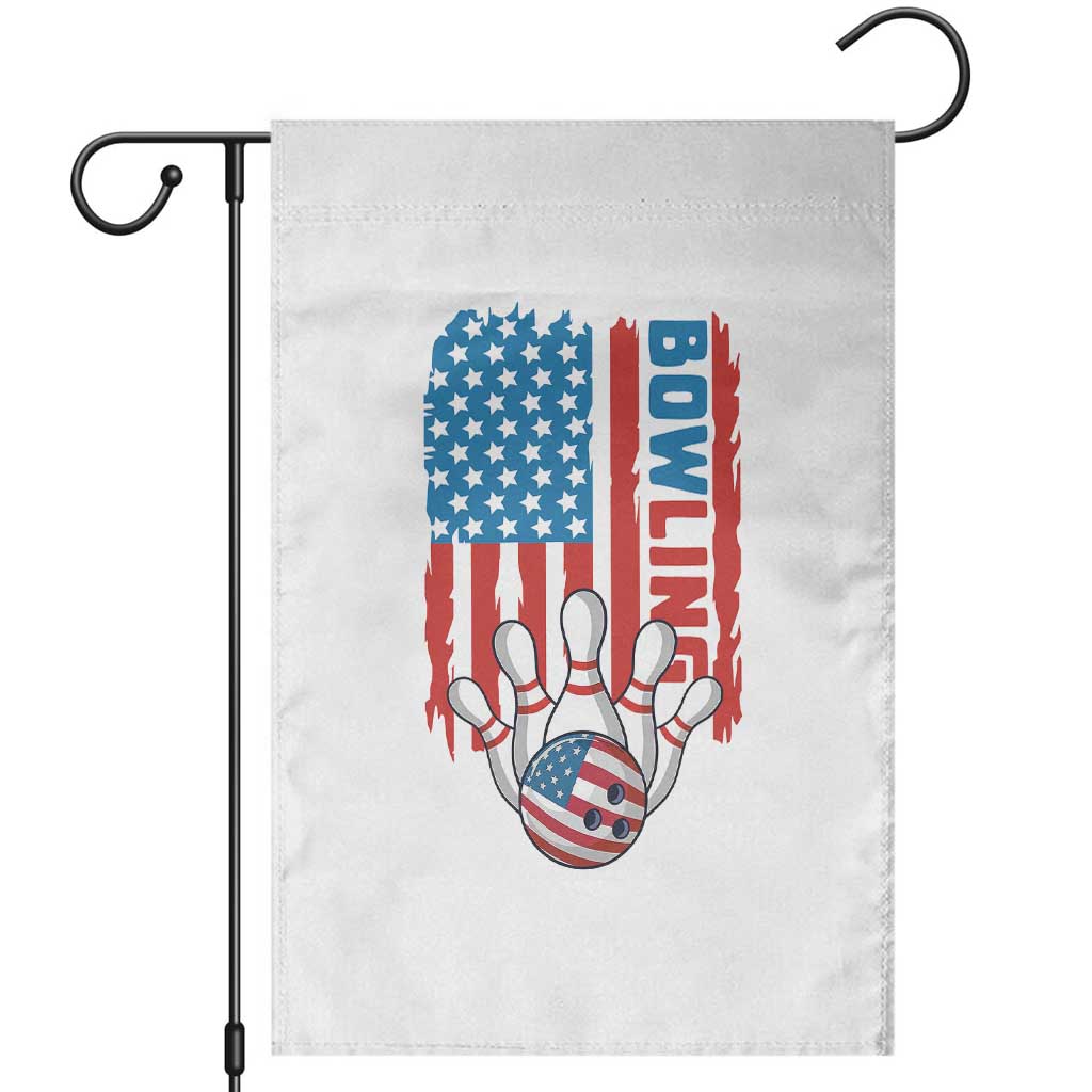 American Flag Patriotic Bowling Garden Flag Bowler Gift - Wonder Print Shop