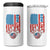 American Flag Patriotic Bowling 4 in 1 Can Cooler Tumbler Bowler Gift - Wonder Print Shop