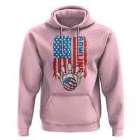 American Flag Patriotic Bowling Hoodie Bowler Gift - Wonder Print Shop