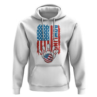 American Flag Patriotic Bowling Hoodie Bowler Gift - Wonder Print Shop