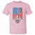 American Flag Patriotic Bowling T Shirt Bowler Gift - Wonder Print Shop