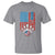 American Flag Patriotic Bowling T Shirt Bowler Gift - Wonder Print Shop