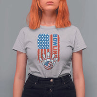 American Flag Patriotic Bowling T Shirt For Women Bowler Gift - Wonder Print Shop