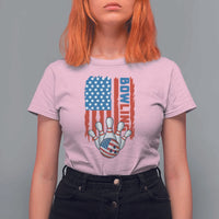 American Flag Patriotic Bowling T Shirt For Women Bowler Gift - Wonder Print Shop