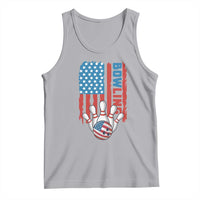 American Flag Patriotic Bowling Tank Top Bowler Gift - Wonder Print Shop