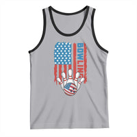 American Flag Patriotic Bowling Tank Top Bowler Gift - Wonder Print Shop