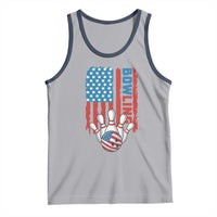 American Flag Patriotic Bowling Tank Top Bowler Gift - Wonder Print Shop