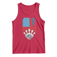 American Flag Patriotic Bowling Tank Top Bowler Gift - Wonder Print Shop