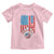 American Flag Patriotic Bowling Toddler T Shirt Bowler Gift - Wonder Print Shop