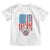 American Flag Patriotic Bowling Toddler T Shirt Bowler Gift - Wonder Print Shop