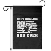 Best Bowling Dad Ever Garden Flag American Flag Patriotic Bowler Gift - Wonder Print Shop