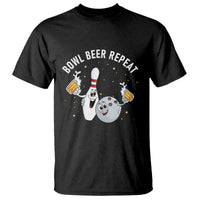 Funny Bowling Beer Lover Gift T Shirt Bowl Beer Repeat - Wonder Print Shop