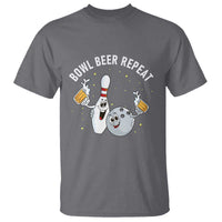 Funny Bowling Beer Lover Gift T Shirt Bowl Beer Repeat - Wonder Print Shop