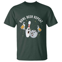 Funny Bowling Beer Lover Gift T Shirt Bowl Beer Repeat - Wonder Print Shop