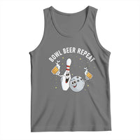 Funny Bowling Beer Lover Gift Tank Top Bowl Beer Repeat - Wonder Print Shop