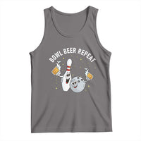 Funny Bowling Beer Lover Gift Tank Top Bowl Beer Repeat - Wonder Print Shop