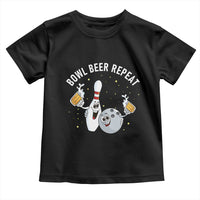 Funny Bowling Beer Lover Gift Toddler T Shirt Bowl Beer Repeat - Wonder Print Shop